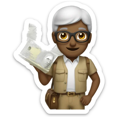 Ladrón con una bolsa 💰 sticker