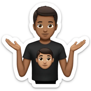 Alvin Aliey Jr, Dancer (1931-1989) with dark brown hair sticker