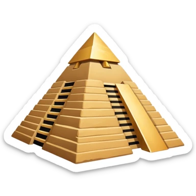 An Egyptian pyramid sticker