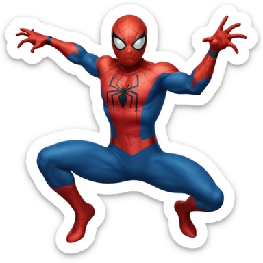 spiderman super hero but in replace red color with green sticker