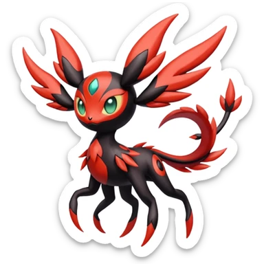 Meloetta-Yveltal-Pokémon-Fakémon-creature sticker