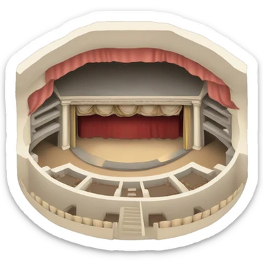Epidauros theatre sticker