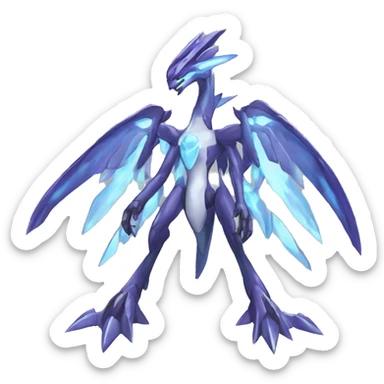  Cool Cute Edgy Shiny Godly Ethereal Digimon-Genesect-Dialga-Reptile full body sticker