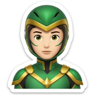 Green ranger 😏 sticker