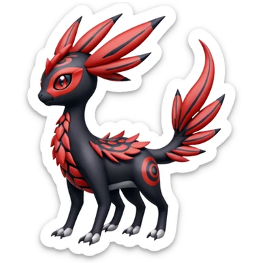 Meloetta-Nargacuga-Yveltal-Pokémon-Fakémon-creature sticker