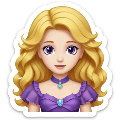 rarity equestria girl and wavy hair sticker