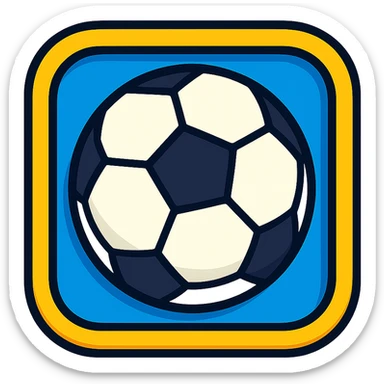 soccer ball, match-3 game icon sticker