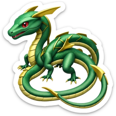 Pokemon Rayquaza emoji  sticker