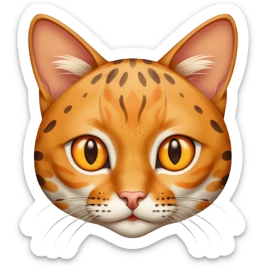 ocicat katze @Emoji sticker