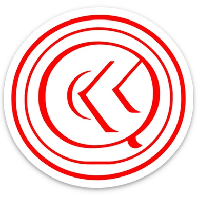 isolated, rendering, 8k, 5000x5000 pixels, clean thin black lines, no background. The word "karma" in vividly red color, glossy appearance, no circle, no emoji icons
 sticker