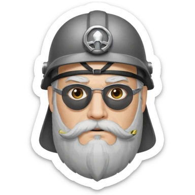 odin with eyepatch sticker