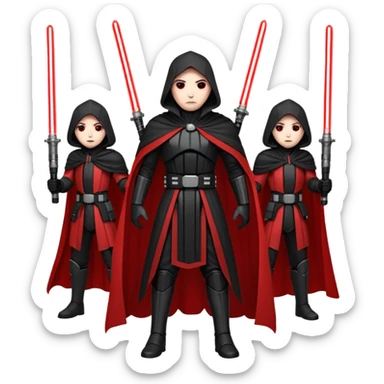 make red sith clan related propaganda sticker