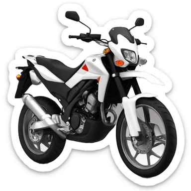 Derbi senda r 2004 negra  sticker