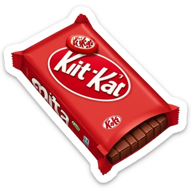 Create kit kat emoji and download it in the emoji sticker