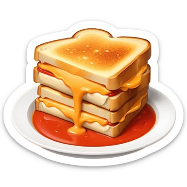 grilled cheese and tomato soup sticker