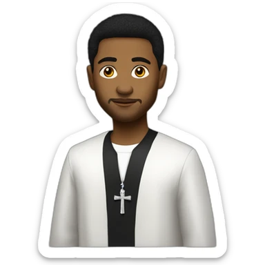 Make a black Youngblood priest emoji according to the theme of the young rich drug dealer guy from the movie superfly sticker