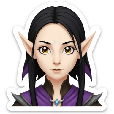 dark elf sticker