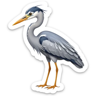 Grey Heron sticker