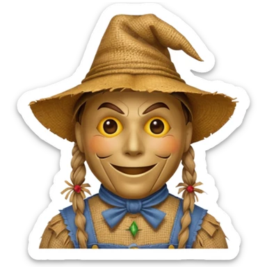 Scarecrow from the Wizard of Oz sticker