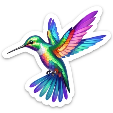 MORE HUMMINGBIRDS sticker