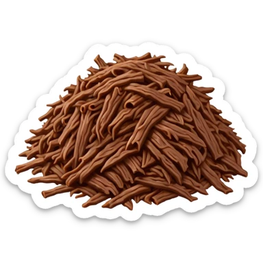 shredded beef sticker
