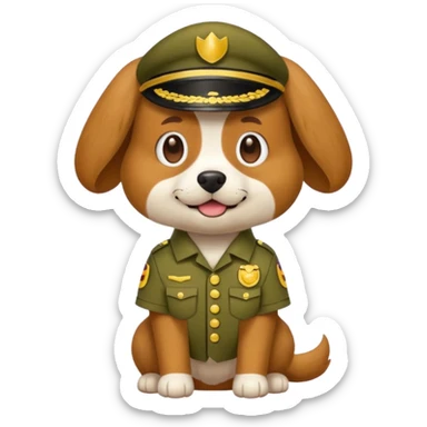perrito repartidor de Rappi, emoji style, transparent background sticker