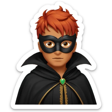 venice guy bauta red hair sticker