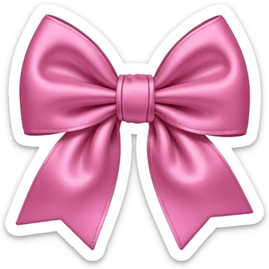 bow pink sticker