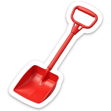 toy shovel sticker