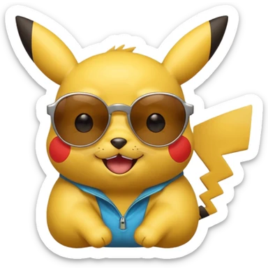 Pikachu qui enlève ses lunettes de soleil et fait un clin d'œil animé https://cdn.discordapp.com/emojis/1081263322445398087.webp?size=96&animated=true sticker