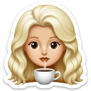 Pomerania blanco con manchas café en la cara junto a su dueña pelo largo negro  sticker