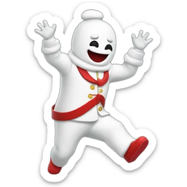 Bonhomme qui fait un dab sticker