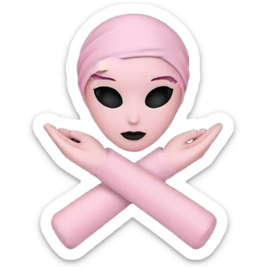 I want a black World Cancer Day logo emoji sticker