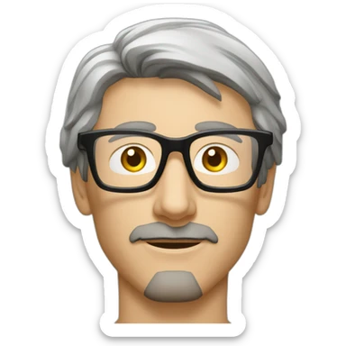 Marat Safin chinese glasses sticker