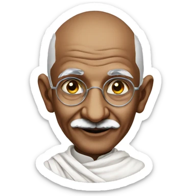 mahatma gandhi sticker