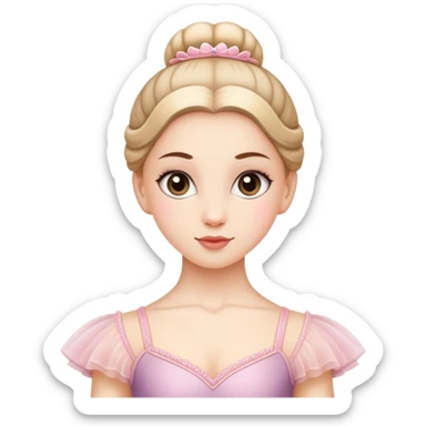 Capuchina ballerina sticker