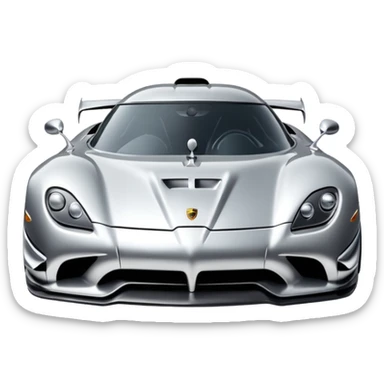koenigsegg ghost logo sticker