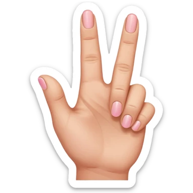 Like the middle finger flipping off emoji but with the pinky finger only (pinky finger flipping off) sticker