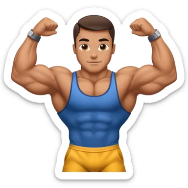 Bodybuilding Poses sticker