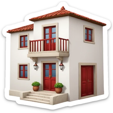 Portugal village house sticker