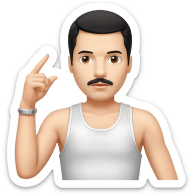 Freddie Mercury sticker