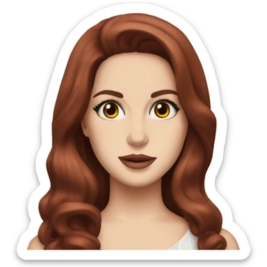 Cherry rtand lana del rey coded sticker