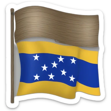 Tvrtko flag Bosnia  sticker