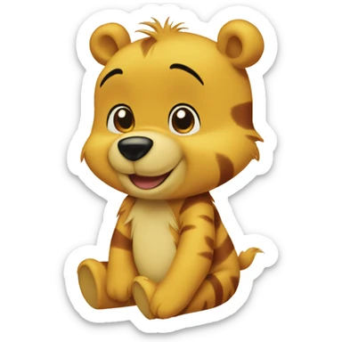 Winne the pooh  sticker