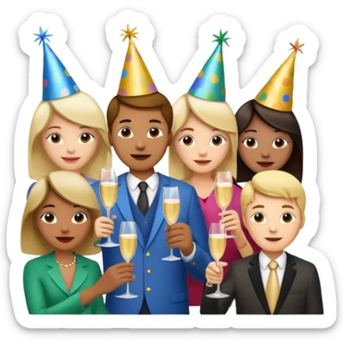 Cumpleaños festejos sticker