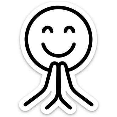 Uber-inspired thank you emoji, minimal, uses Uber's signature black, white, and green, clean lines sticker