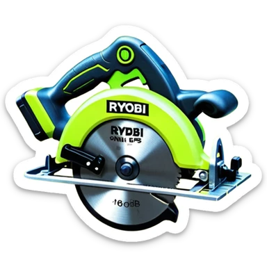 RYOBI ONE+ HP 18V Brushless Cordless 7-1/4 in. Circular Saw (Tool Only) PBLCS300B emoji style  sticker