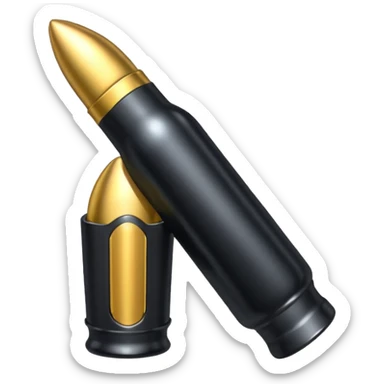 black long bullet 7-.62 sticker