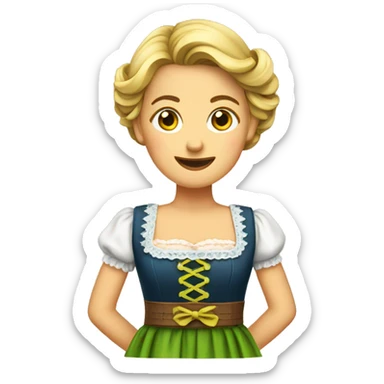 dirndl  sticker