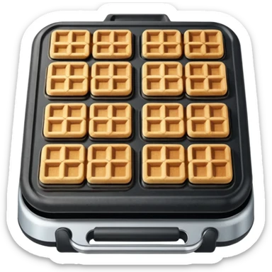 waffle iron sticker